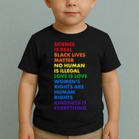 Equality Science Is Real Rainbow  Toddler T-Shirt