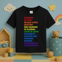 Equality Science Is Real Rainbow  Toddler T-Shirt