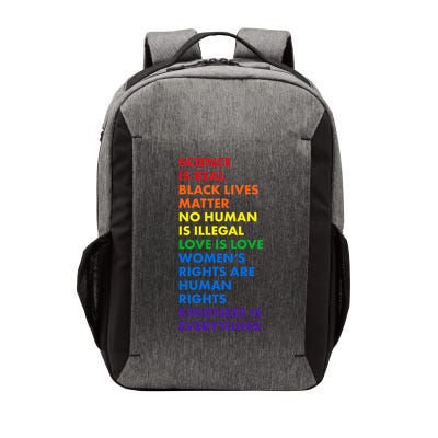 Equality Science Is Real Rainbow  Vector Backpack