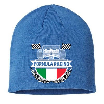 Emilia Romagna Auto Race Italy Flag Formula Racing Car Fan Cool Gift Sustainable Beanie