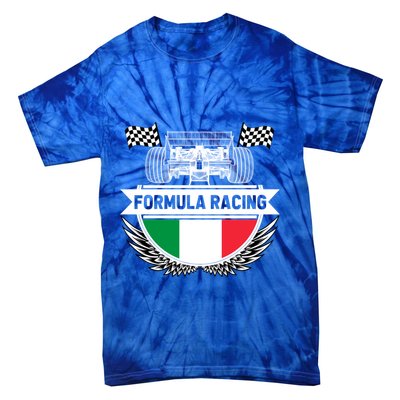 Emilia Romagna Auto Race Italy Flag Formula Racing Car Fan Cool Gift Tie-Dye T-Shirt