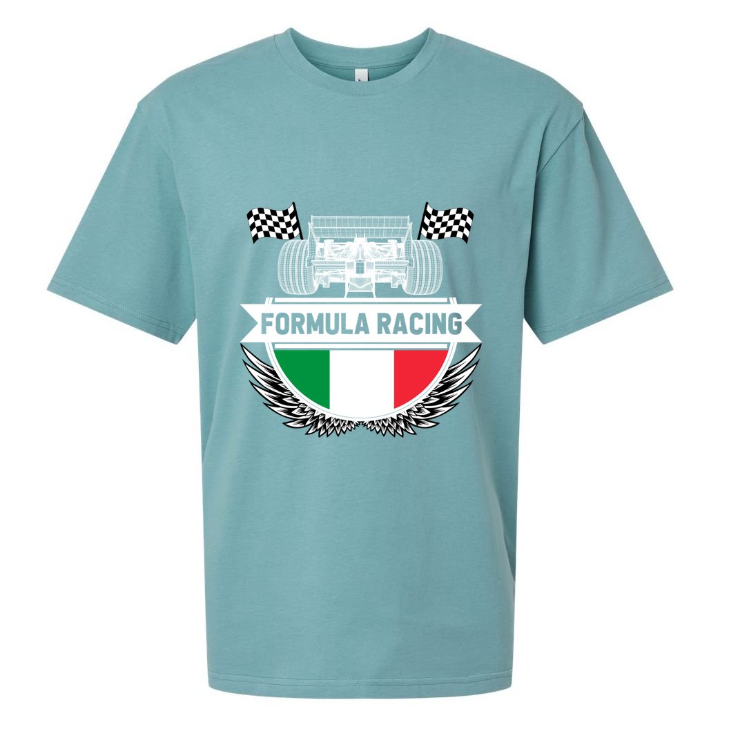 Emilia Romagna Auto Race Italy Flag Formula Racing Car Fan Cool Gift Sueded Cloud Jersey T-Shirt