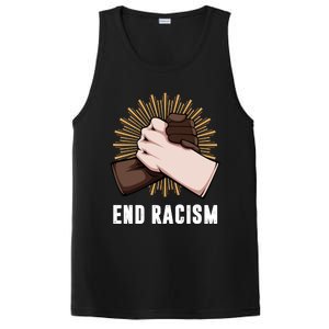 End Racism Against Racists Equality Social Justice Refugee Gift PosiCharge Competitor Tank