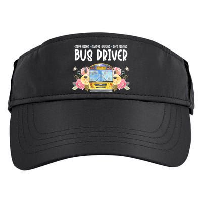 Early Rising Always Smiling Safe Driving Bus Driver Gift Adult Drive Performance Visor