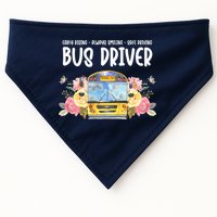 Early Rising Always Smiling Safe Driving Bus Driver Gift USA-Made Doggie Bandana