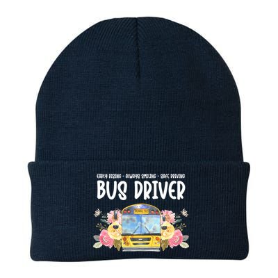 Early Rising Always Smiling Safe Driving Bus Driver Gift Beanie