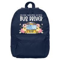 Early Rising Always Smiling Safe Driving Bus Driver Gift 16 in Basic Backpack