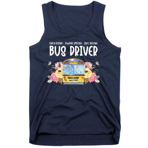 Early Rising Always Smiling Safe Driving Bus Driver Gift Tank Top