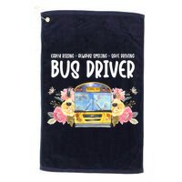 Early Rising Always Smiling Safe Driving Bus Driver Gift Golf Towel
