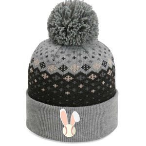 Easter Rabbit Bunny Ears Baseball Sports Holiday Gift The Baniff Cuffed Pom Beanie