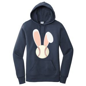 Easter Rabbit Bunny Ears Baseball Sports Holiday Gift Women's Pullover Hoodie