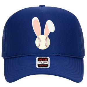 Easter Rabbit Bunny Ears Baseball Sports Holiday Gift High Crown Mesh Back Trucker Hat