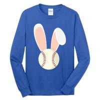 Easter Rabbit Bunny Ears Baseball Sports Holiday Gift Tall Long Sleeve T-Shirt