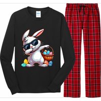 Easter Rabbit Bunny Egg Hunting Long Sleeve Pajama Set