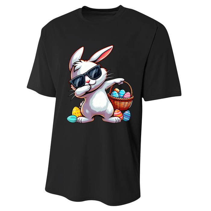 Easter Rabbit Bunny Egg Hunting Performance Sprint T-Shirt