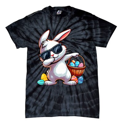 Easter Rabbit Bunny Egg Hunting Tie-Dye T-Shirt