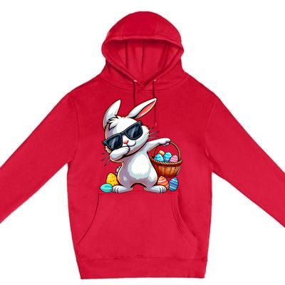 Easter Rabbit Bunny Egg Hunting Premium Pullover Hoodie