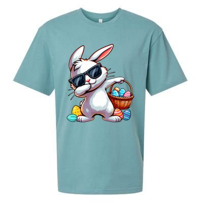 Easter Rabbit Bunny Egg Hunting Sueded Cloud Jersey T-Shirt