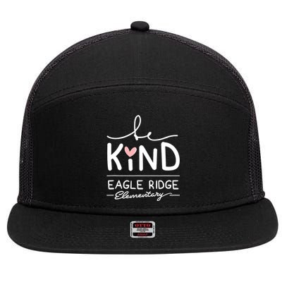 Eagle Ridge Be Kind - W 7 Panel Mesh Trucker Snapback Hat