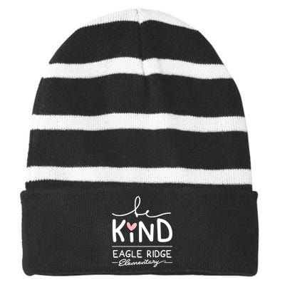 Eagle Ridge Be Kind - W Striped Beanie with Solid Band