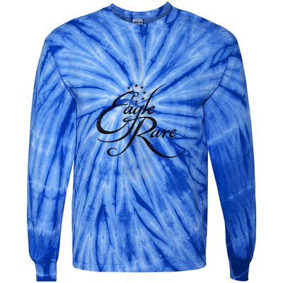 Eagle Rare Bourbon And Bottle Distressed Tie-Dye Long Sleeve Shirt