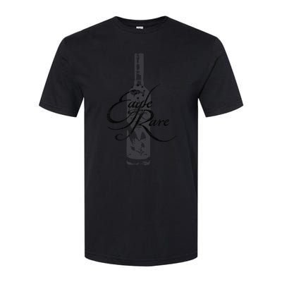 Eagle Rare Bourbon And Bottle Distressed Softstyle CVC T-Shirt