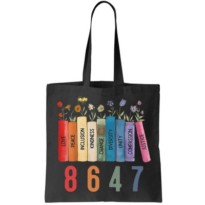 Equal Rights Book Flower 8647 Trump Feminist Women Rights Gift Bag