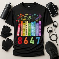 Equal Rights Book Flower Anti Trump Feminist Rights Performance Shirt
