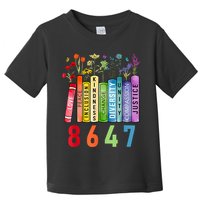Equal Rights Book Flower Anti Trump Feminist Rights Toddler T-Shirt