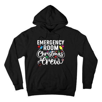 Emergency Room Christmas Crew Nurse Tech Secretary Hoodie