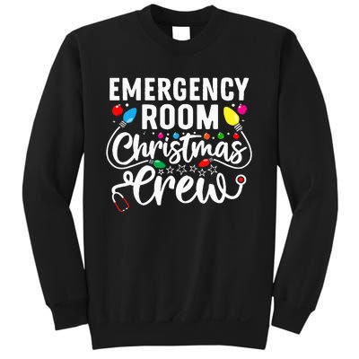 Emergency Room Christmas Crew Nurse Tech Secretary Sweatshirt