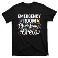 Emergency Room Christmas Crew Nurse Tech Secretary T-Shirt