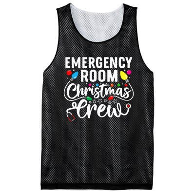 Emergency Room Christmas Crew Nurse Tech Secretary Mesh Reversible Basketball Jersey Tank