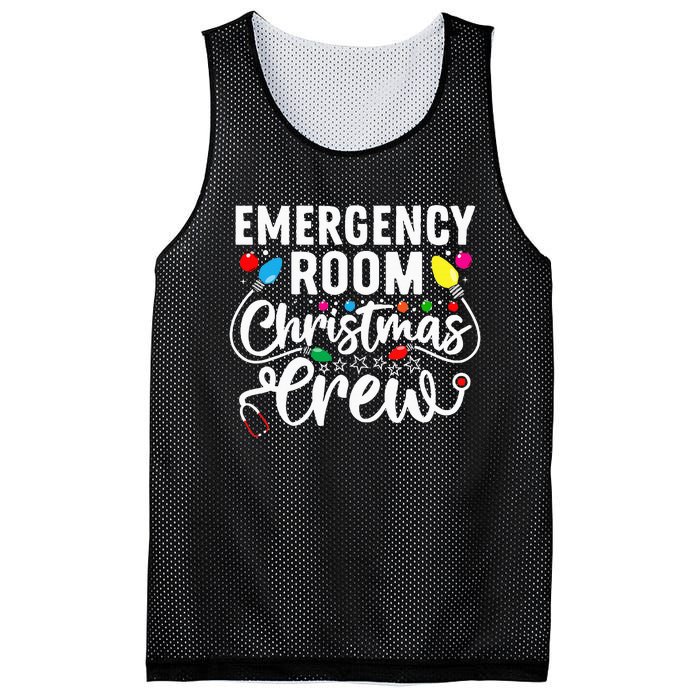 Emergency Room Christmas Crew Nurse Tech Secretary Mesh Reversible Basketball Jersey Tank