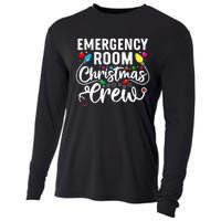 Emergency Room Christmas Crew Nurse Tech Secretary Cooling Performance Long Sleeve Crew