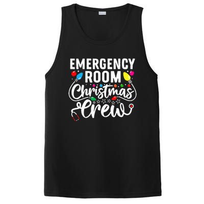 Emergency Room Christmas Crew Nurse Tech Secretary PosiCharge Competitor Tank