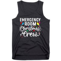 Emergency Room Christmas Crew Nurse Tech Secretary Tank Top