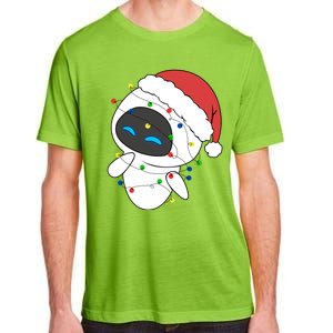 Eve Robot Christmas Lights Eve Robot Very Merry Xmas Party Matching Adult ChromaSoft Performance T-Shirt