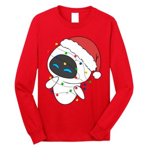 Eve Robot Christmas Lights Eve Robot Very Merry Xmas Party Matching Long Sleeve Shirt