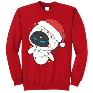 Eve Robot Christmas Lights Eve Robot Very Merry Xmas Party Matching Sweatshirt