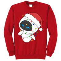 Eve Robot Christmas Lights Eve Robot Very Merry Xmas Party Matching Sweatshirt