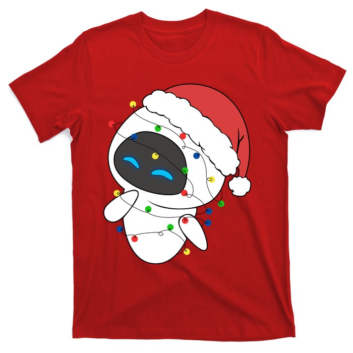 Eve Robot Christmas Lights Eve Robot Very Merry Xmas Party Matching T-Shirt