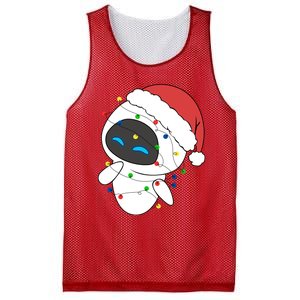 Eve Robot Christmas Lights Eve Robot Very Merry Xmas Party Matching Mesh Reversible Basketball Jersey Tank