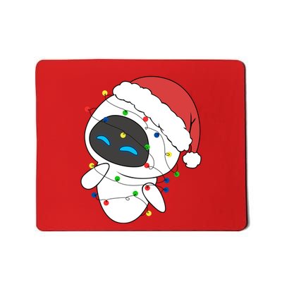 Eve Robot Christmas Lights Eve Robot Very Merry Xmas Party Matching Mousepad