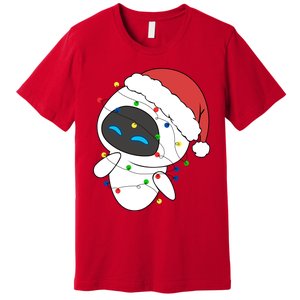 Eve Robot Christmas Lights Eve Robot Very Merry Xmas Party Matching Premium T-Shirt