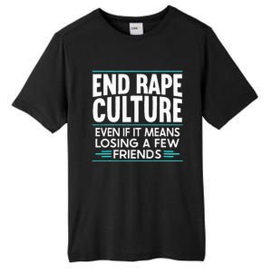 End Rape Culture Sexual Assault Awareness Stop The Violence Tall Fusion ChromaSoft Performance T-Shirt