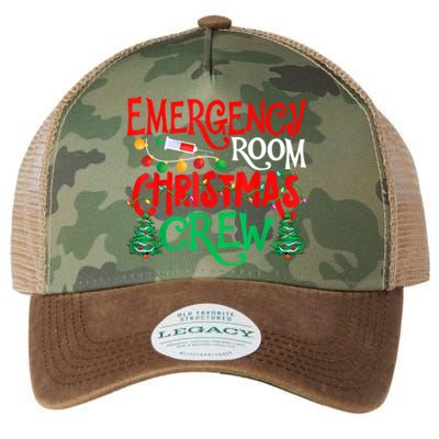 Emergency Room Christmas Crew Er Nurse Xmas Holiday Nursing Legacy Tie Dye Trucker Hat