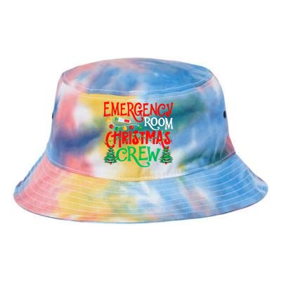 Emergency Room Christmas Crew Er Nurse Xmas Holiday Nursing Tie Dye Newport Bucket Hat