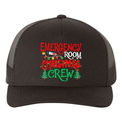 Emergency Room Christmas Crew Er Nurse Xmas Holiday Nursing Yupoong Adult 5-Panel Trucker Hat