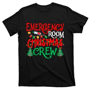 Emergency Room Christmas Crew Er Nurse Xmas Holiday Nursing T-Shirt